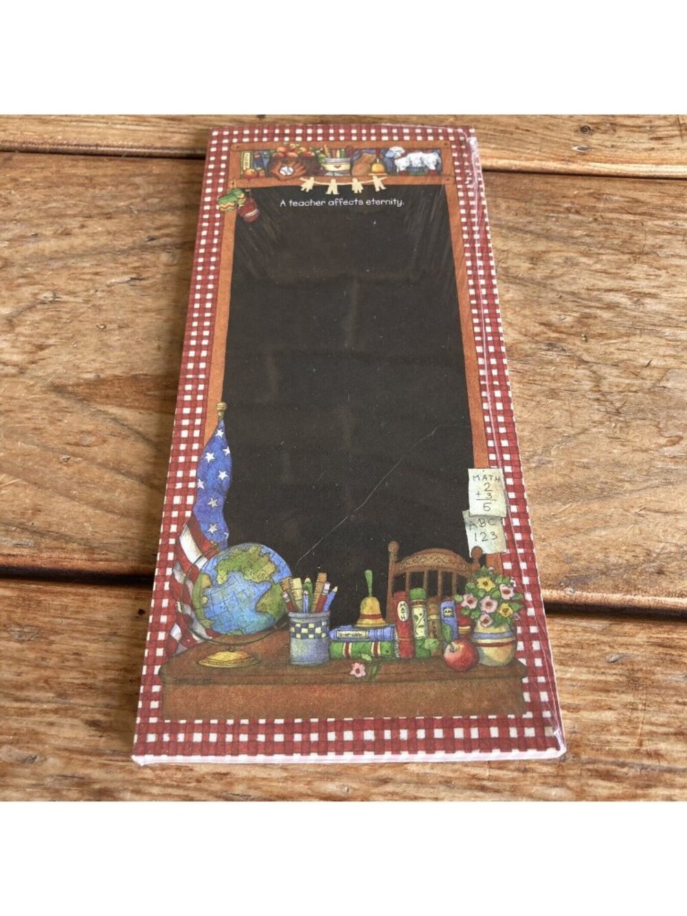 Vtg 2000 Susan Winget Dear Teacher Collection Magnetic Note Pads List